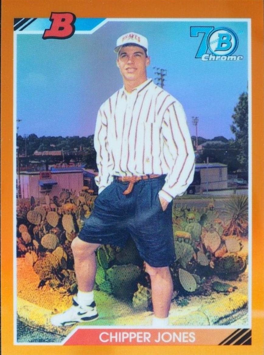 Chipper Jones [Orange] #92B-CJ