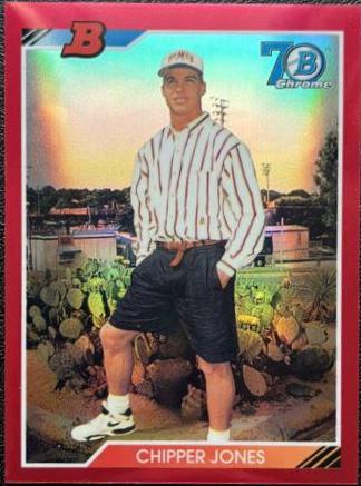 Chipper Jones [Red] #92B-CJ