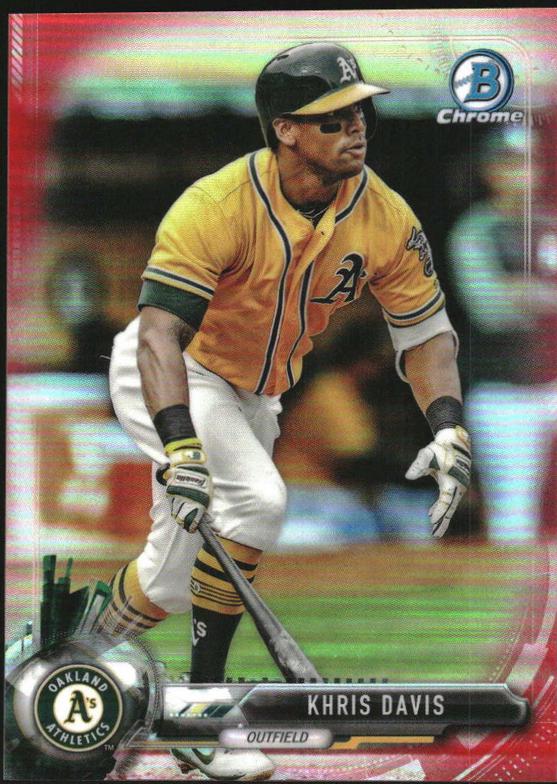 Khris Davis [Red Refractor] #83