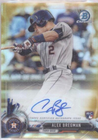 Alex Bregman [Gold Refractor] #BCAR-AB