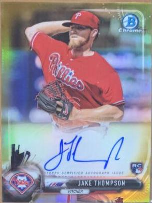 Jake Thompson [Gold Refractor] #BCAR-JT