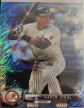 Aaron Judge [Rookies Blue Shimmer Refractor] #32