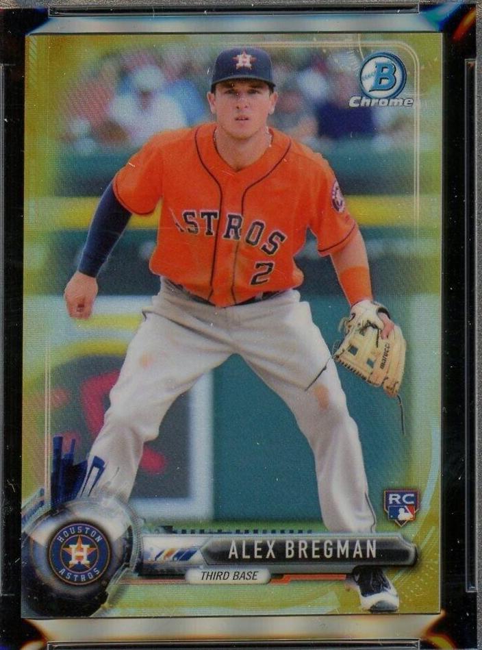 Alex Bregman [Rookies Gold Refractor] #75
