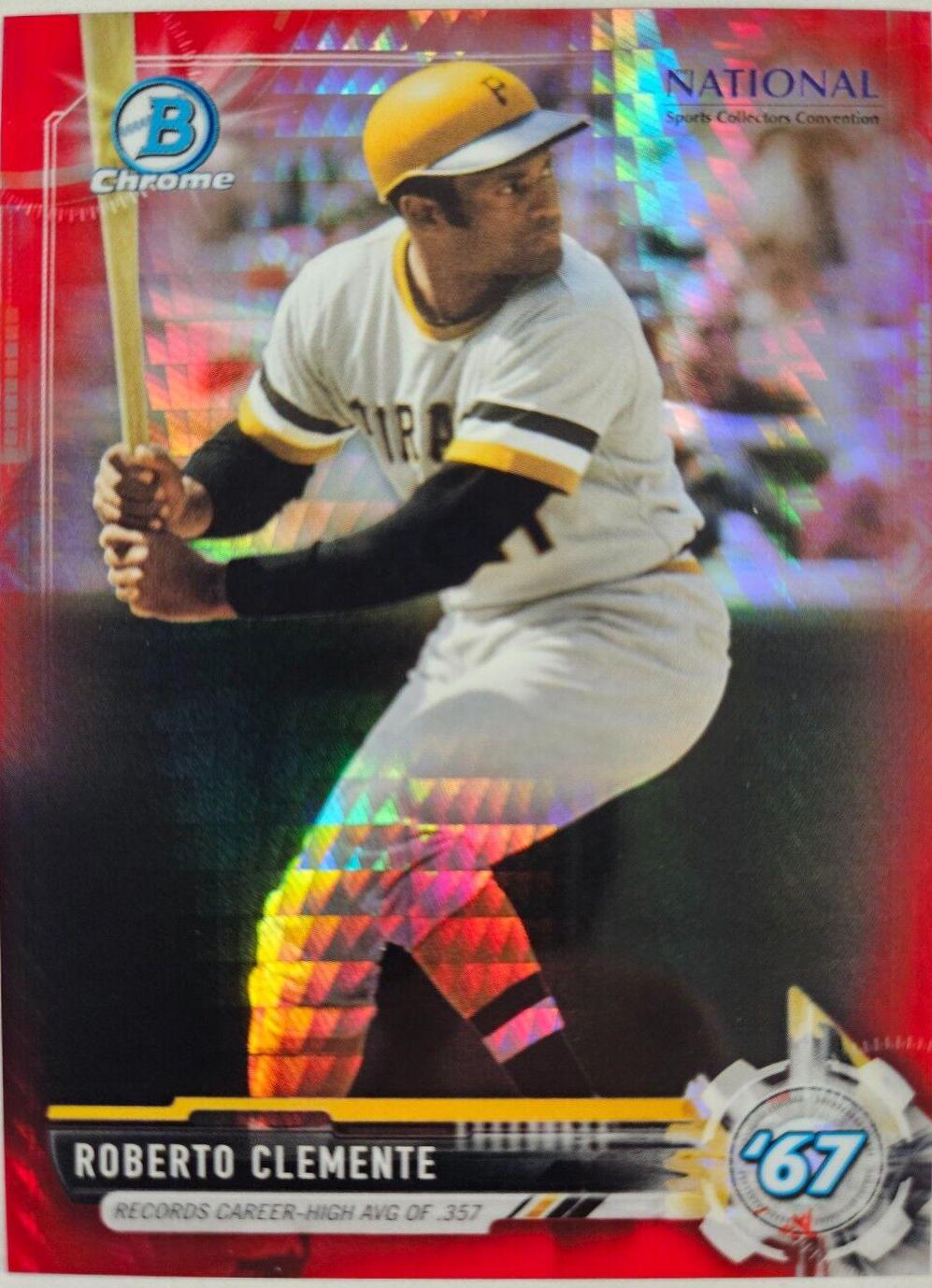 Roberto Clemente [Red Refractors] #BNR-RCL