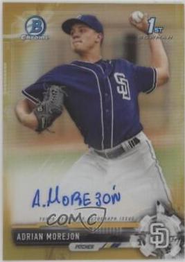 Adrian Morejon [Gold Refractor] #CPA-AM