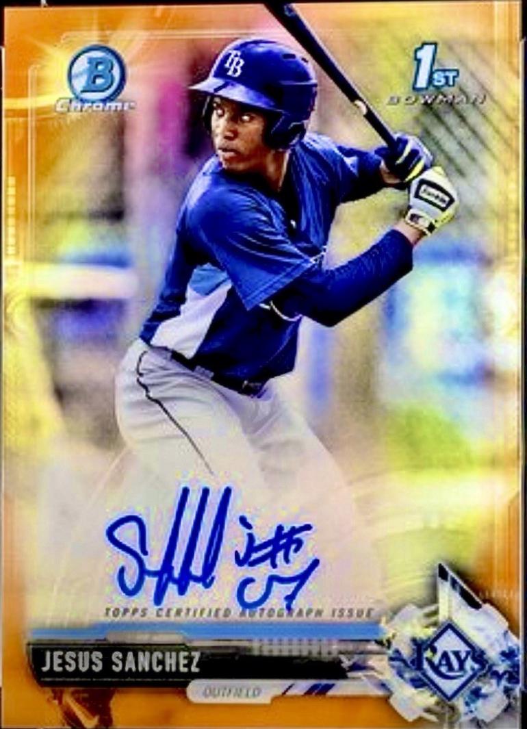 Jesus Sanchez [Orange Refractor] #CPA-JS