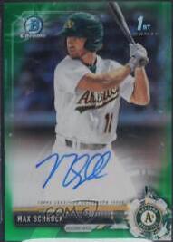 Max Schrock [Green Refractor] #CPA-MSC