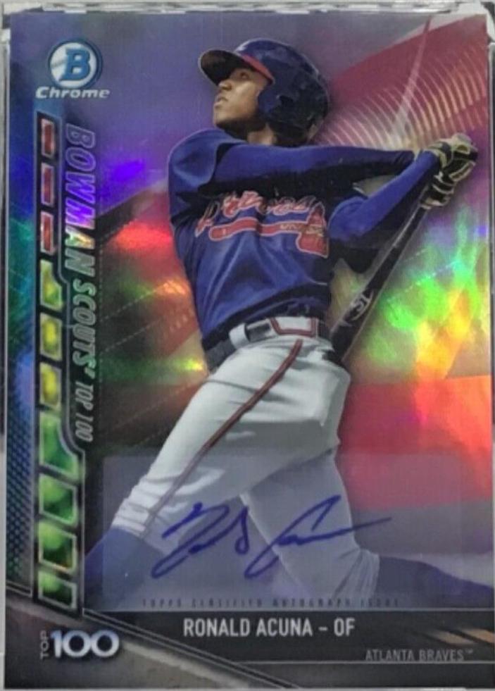 Ronald Acuna [Autograph] #BSU-RA