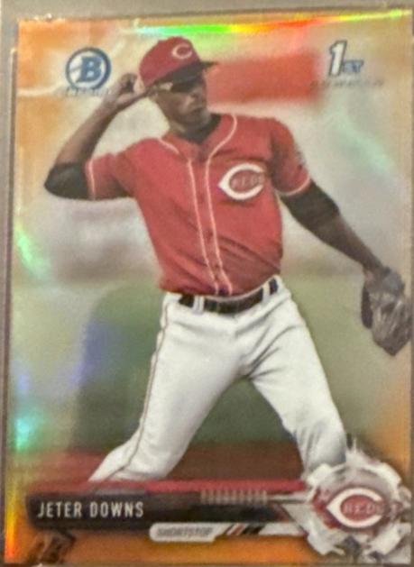 Jeter Downs [Orange Refractor] #BDC6