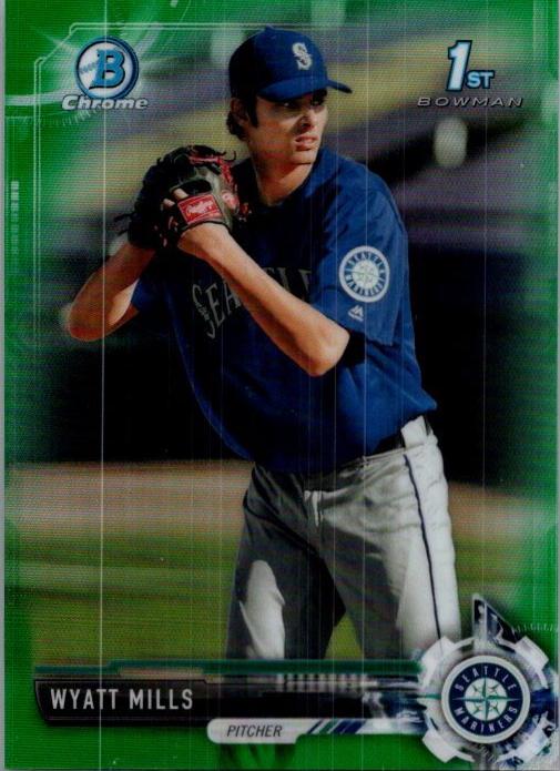 Wyatt Mills [Green Refractor] #BDC14