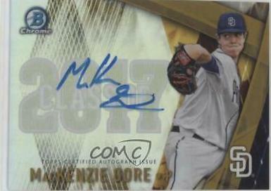 MacKenzie Gore [Gold Refractor] #C17A-MG