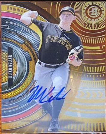Mitch Keller [Autograph Gold Rainbow] #BHT-MK