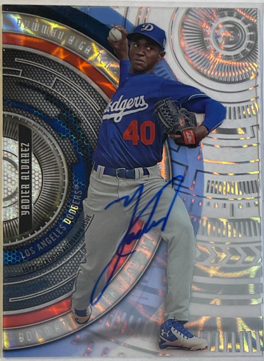 Yadier Alvarez [Autograph Tidal] #BHT-YA