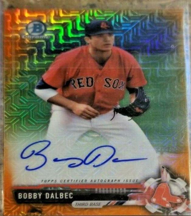 Bobby Dalbec [Orange Refractor] #BMA-BD