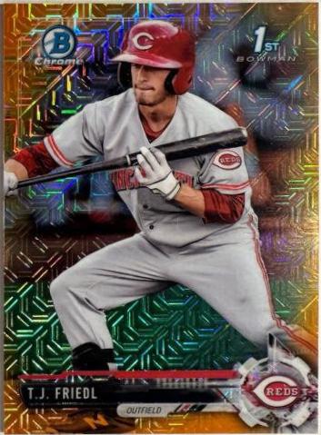 T.J. Friedl [Orange Refractor] #BCP71