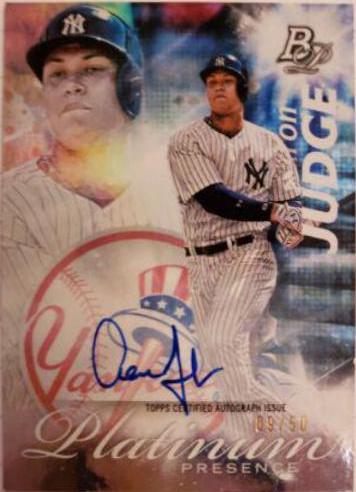 Aaron Judge [Autograph] #PP-AJ