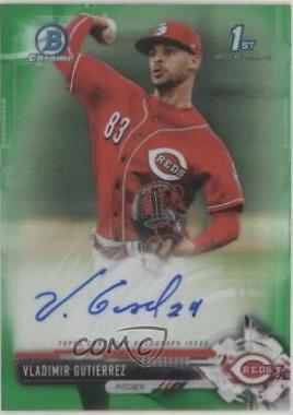 Abrahan Gutierrez [Chrome Green Refractor] #CPA-AG
