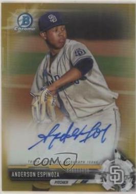 Anderson Espinoza [Chrome Gold Refractor] #CPA-AE