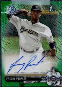 Freddy Peralta [Chrome Green Shimmer] #CPA-FP