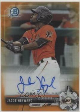Jacob Heyward [Chrome Orange Refractor] #CPA-JHE