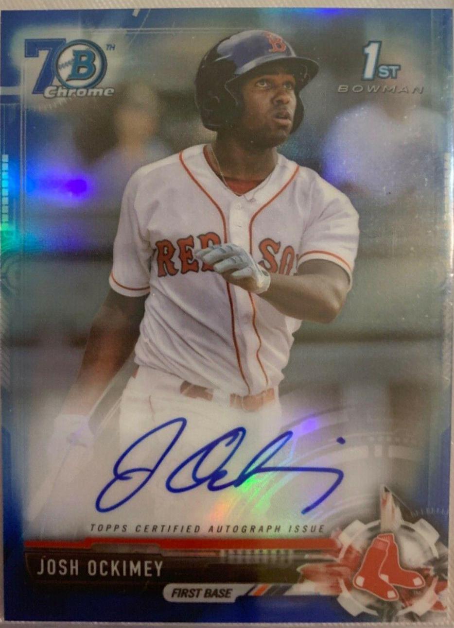 Josh Ockimey [Chrome Blue Refractor] #CPA-JO
