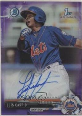 Luis Carpio [Chrome Purple Refractor] #CPA-LCA
