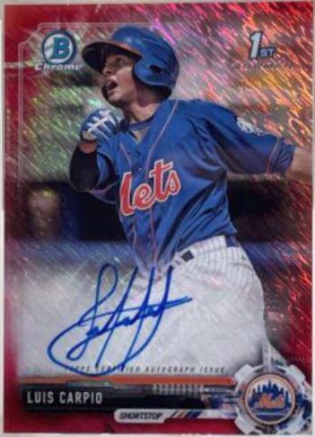 Luis Carpio [Chrome Red Refractor] #CPA-LCA