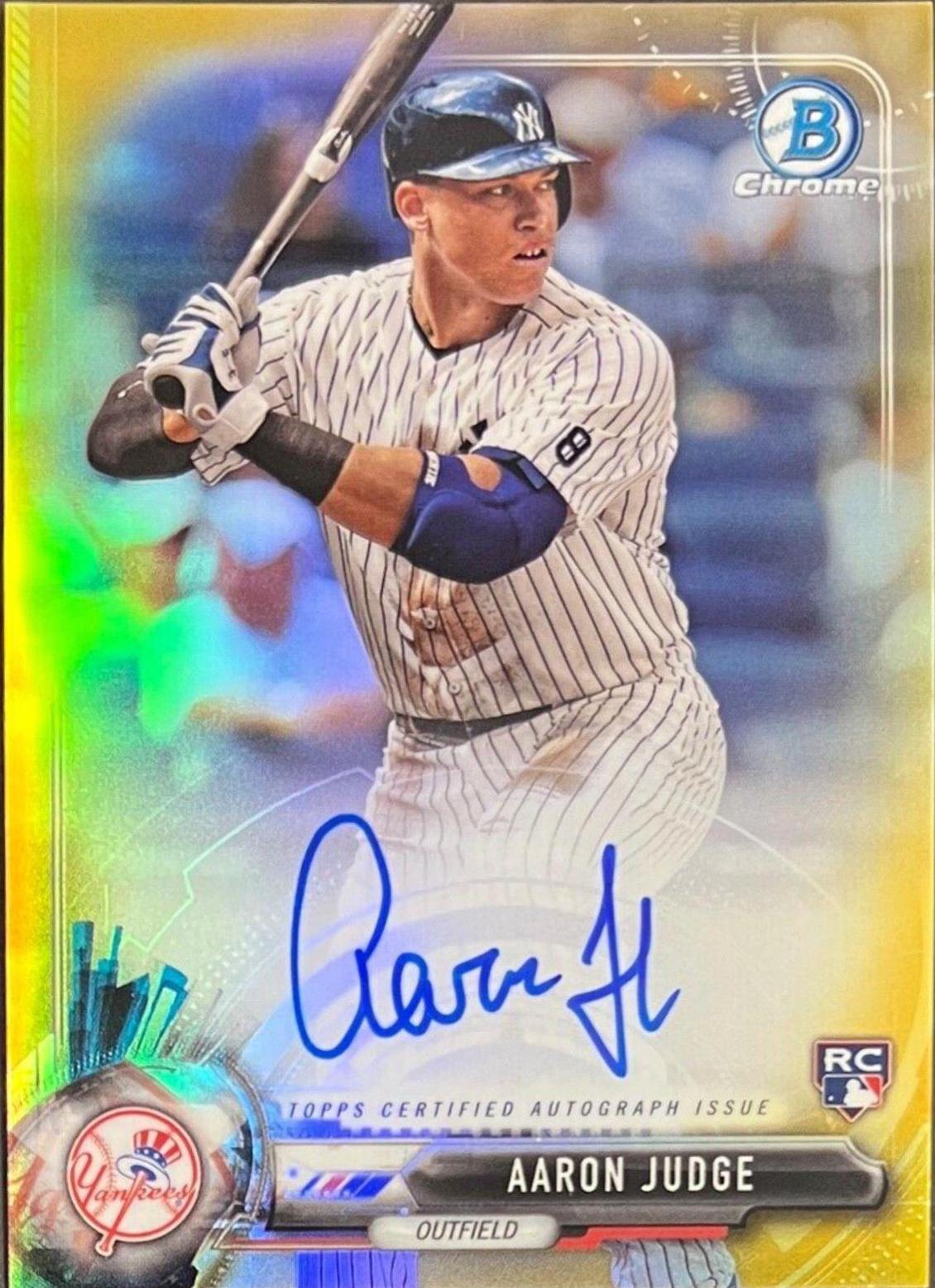 Aaron Judge [Chrome Gold Refractor] #CRA-AJ