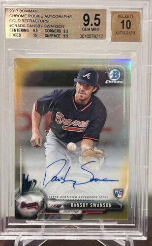 Dansby Swanson [Chrome Gold Refractor] #CRA-DS