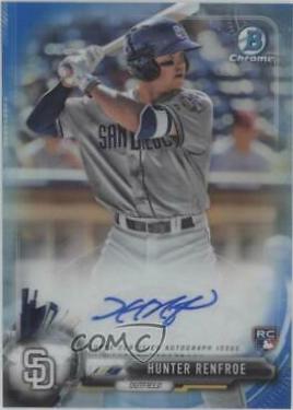 Hunter Renfroe [Chrome Blue Refractor] #CRA-HR