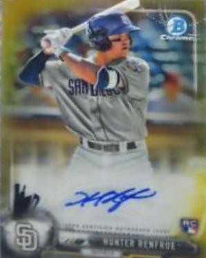 Hunter Renfroe [Chrome Gold Refractor] #CRA-HR