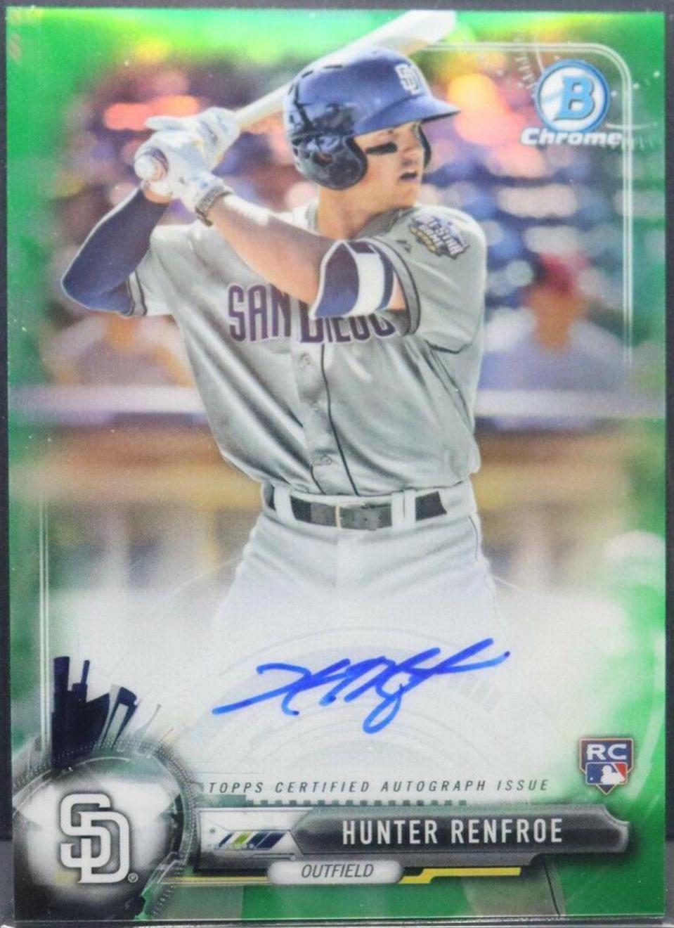 Hunter Renfroe [Chrome Green Refractor] #CRA-HR