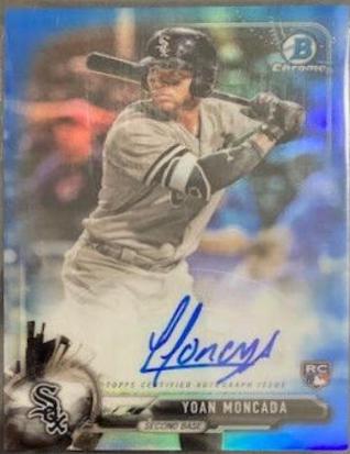 Yoan Moncada [Chrome Blue Refractor] #CRA-YM