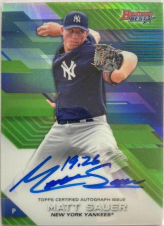 Matt Sauer [Green Refractor] #B17-MS