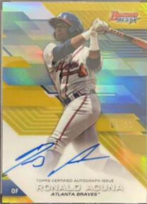 Ronald Acuna [Gold Refractor] #B17-RA
