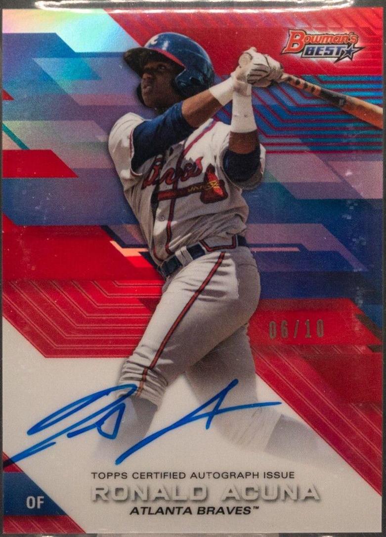 Ronald Acuna [Red Refractor] #B17-RA