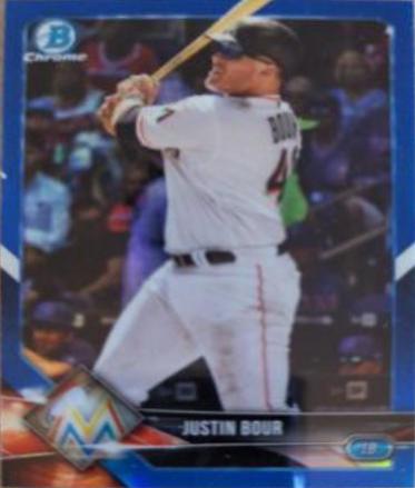 Justin Bour [Blue Refractor] #75