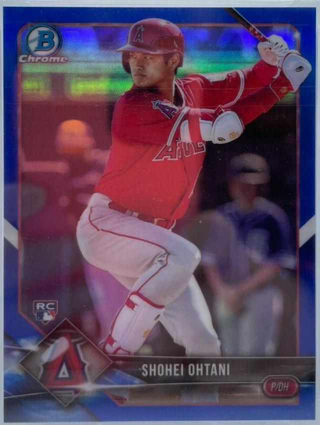 Shohei Ohtani [Batting Blue Refractor] #1