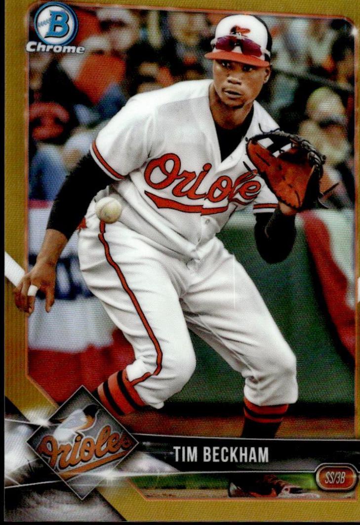 Tim Beckham [Gold Refractor] #74