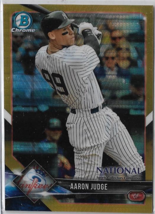 Aaron Judge [Gold Refractor] #BNR-AJ