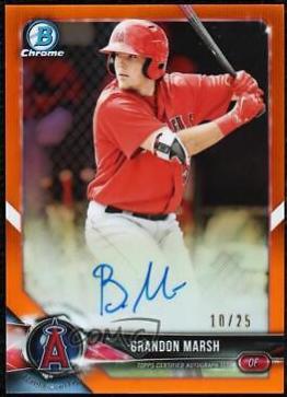Brandon Marsh [Orange Refractor] #BCPA-BM
