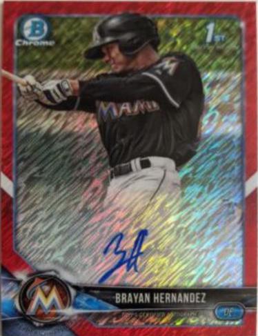 Brayan Hernandez [Red Refractor] #CPA-BHE