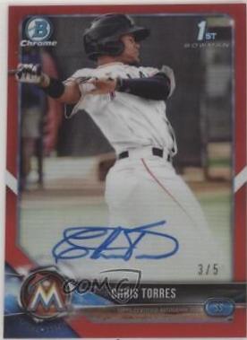 Chris Torres [Red Refractor] #BCPA-CT