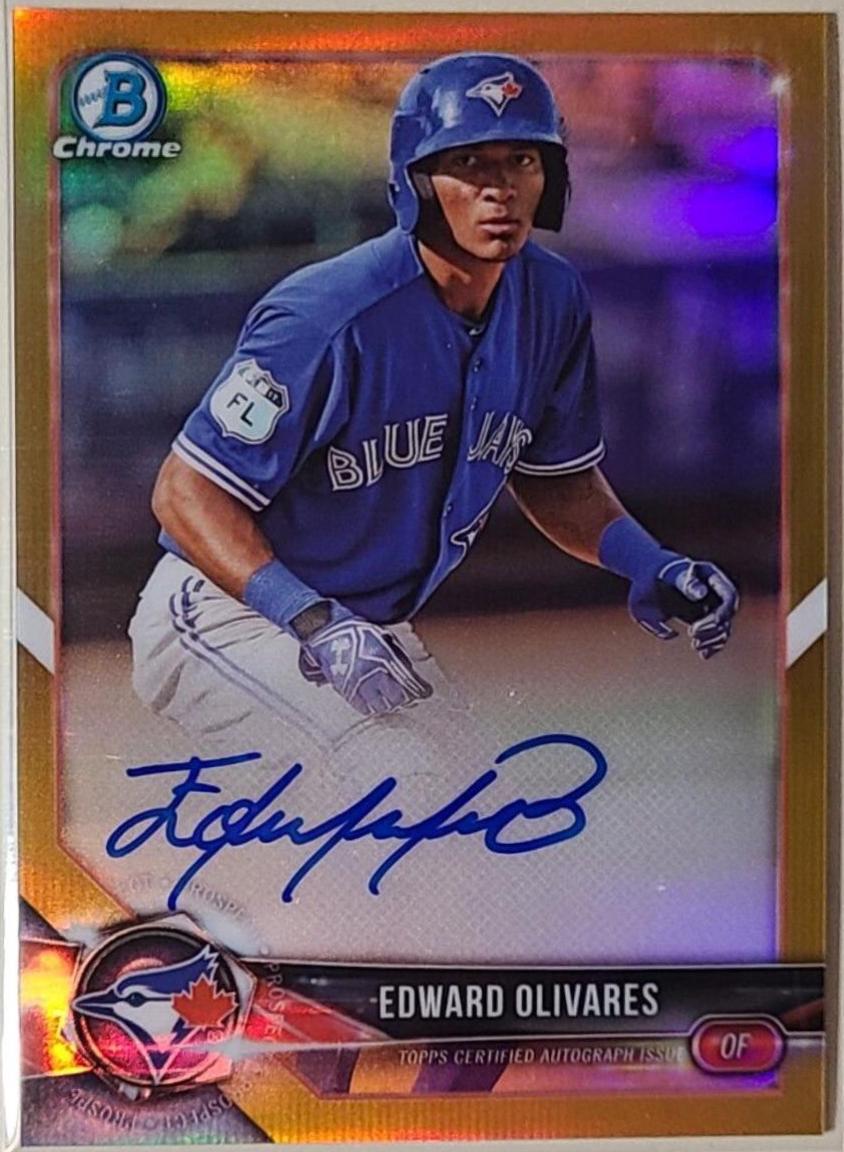 Edward Olivares [Gold Refractor] #CPA-EO