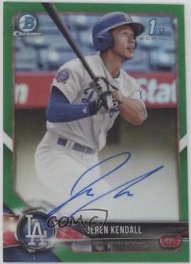 Jeren Kendall [Green Refractor] #CPA-JK
