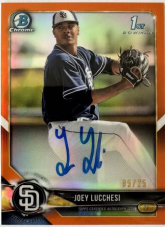 Joey Lucchesi [Orange Refractor] #BCPA-JL