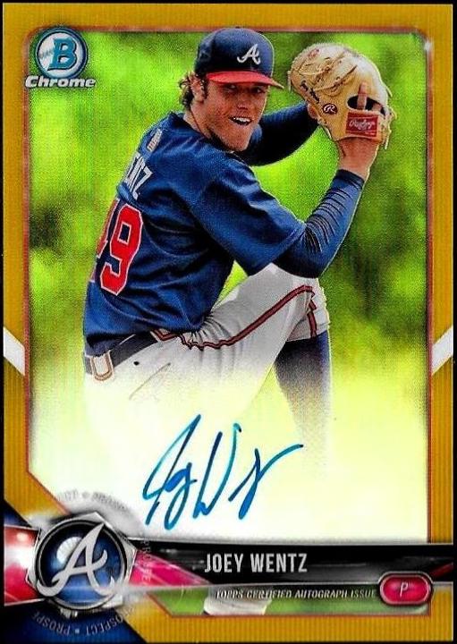 Joey Wentz [Gold Refractor] #CPA-JW