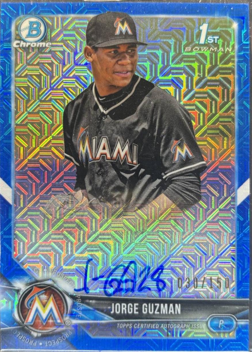 Jorge Guzman [Blue Refractor] #BCPA-JG