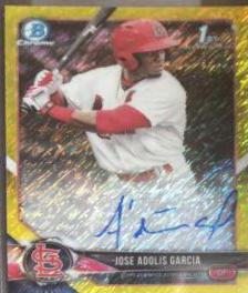 Jose Adolis Garcia [Canary Yellow Shimmer] #CPA-BW