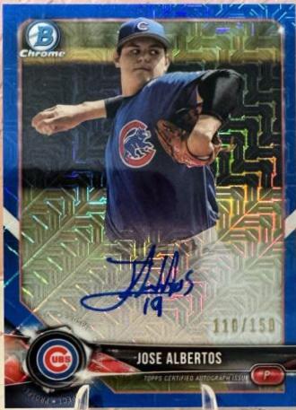 Jose Albertos [Blue Refractor] #BCPA-JAL